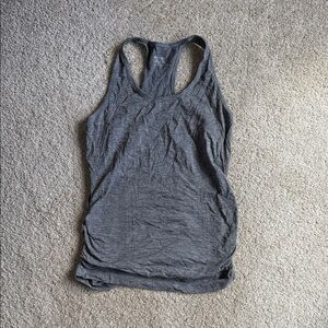 Athleta Gray Racerback Tank Top